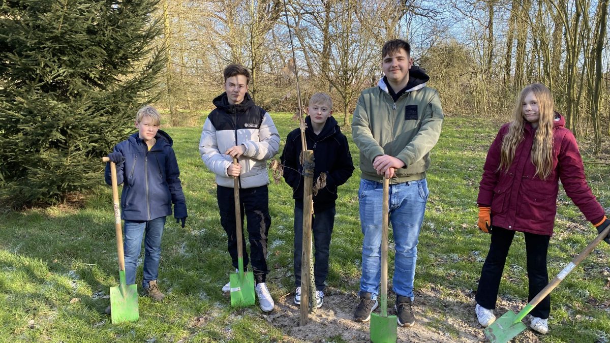 „Global denken, lokal handeln“ – Schulwald der Realschule Bad Bentheim